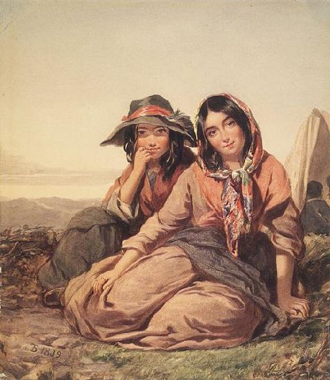 Thomas Sully Gypsy Maidens France oil painting art